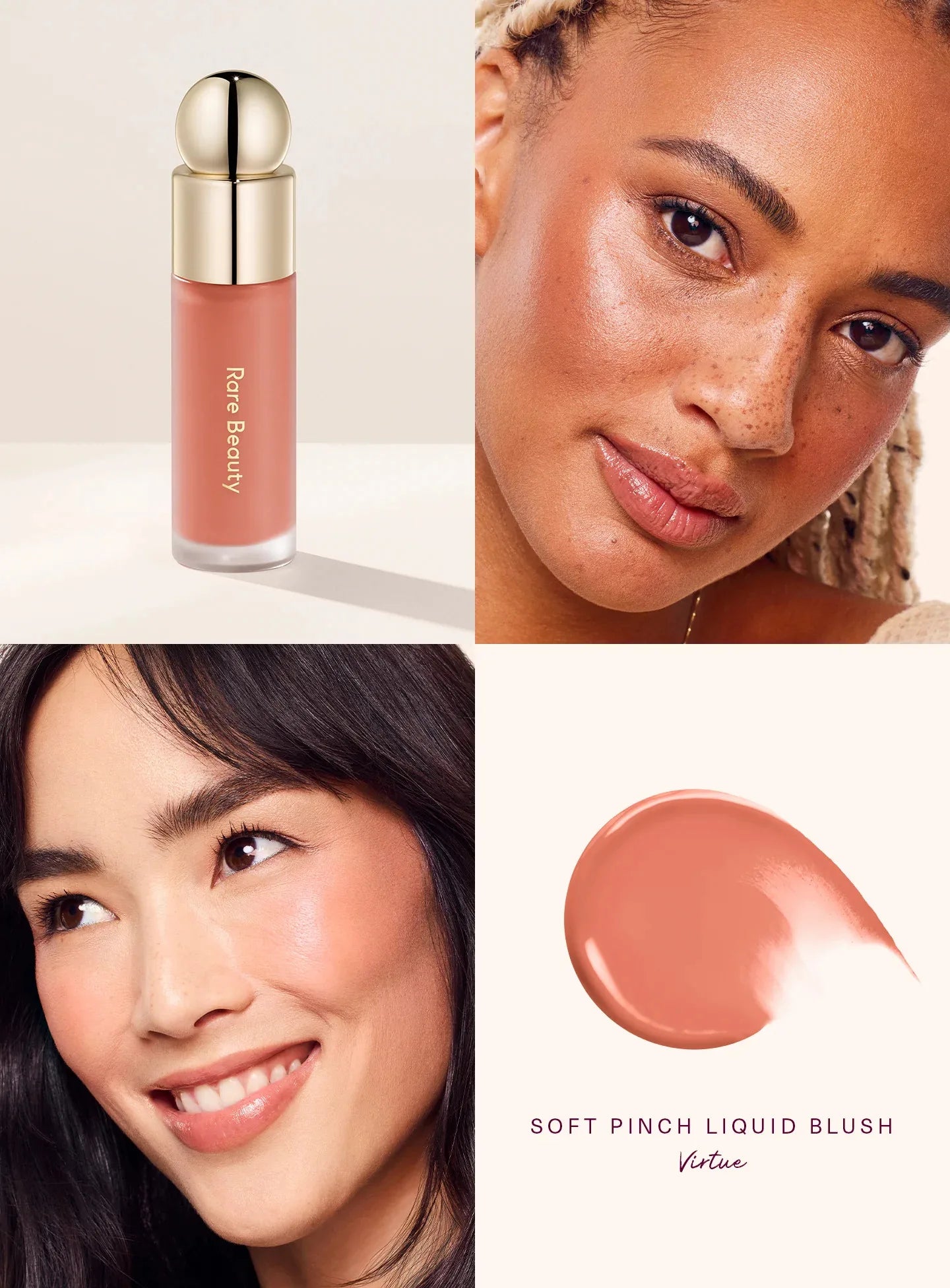 Rare Beauty  Fard à joues Rouge à lèvre liquide Soft Pinch