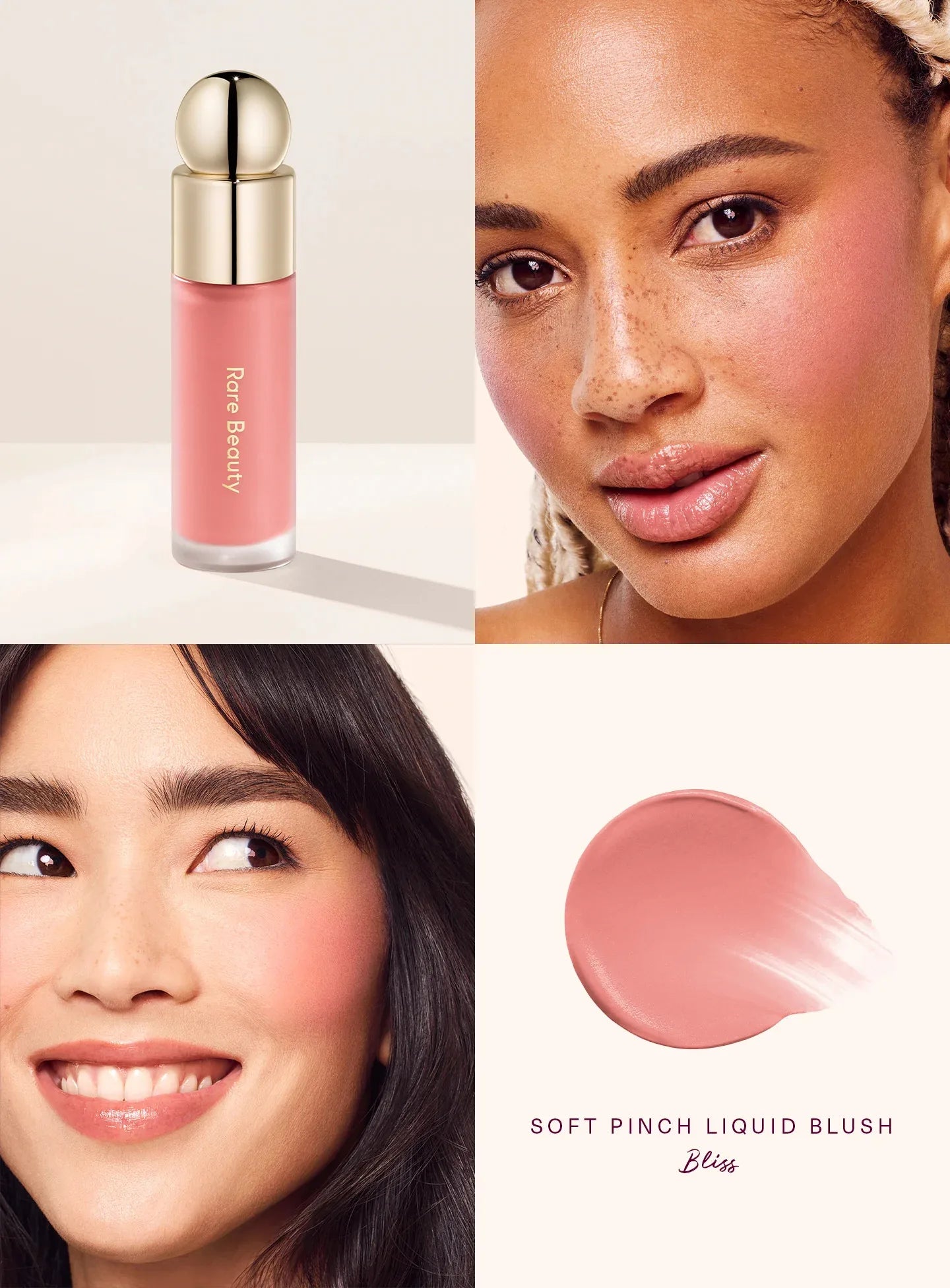 Rare Beauty  Fard à joues Rouge à lèvre liquide Soft Pinch
