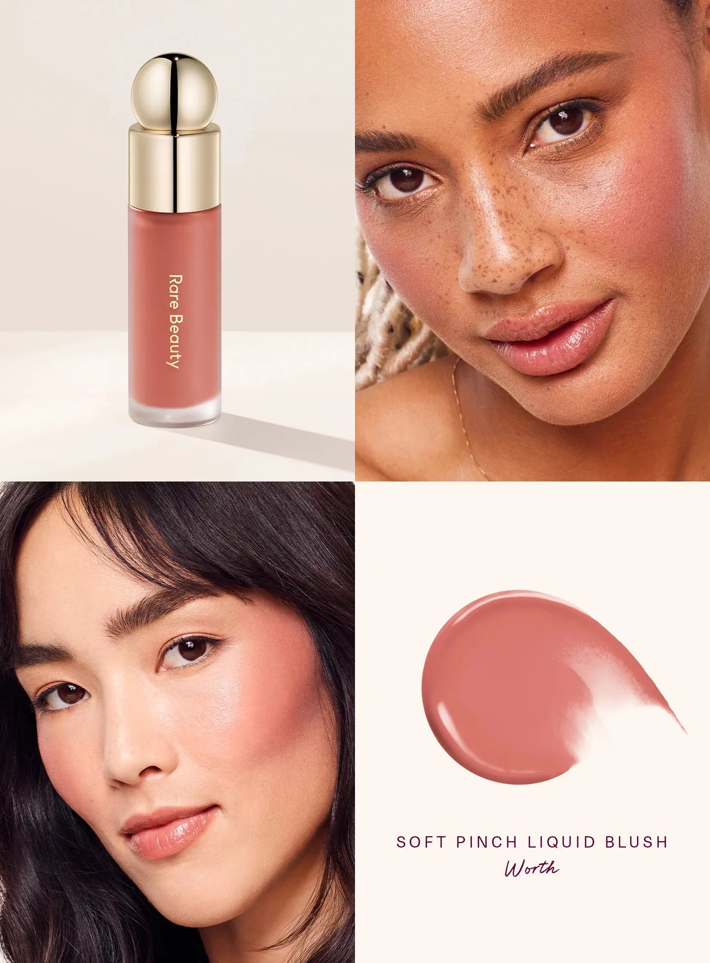Rare Beauty  Fard à joues Rouge à lèvre liquide Soft Pinch