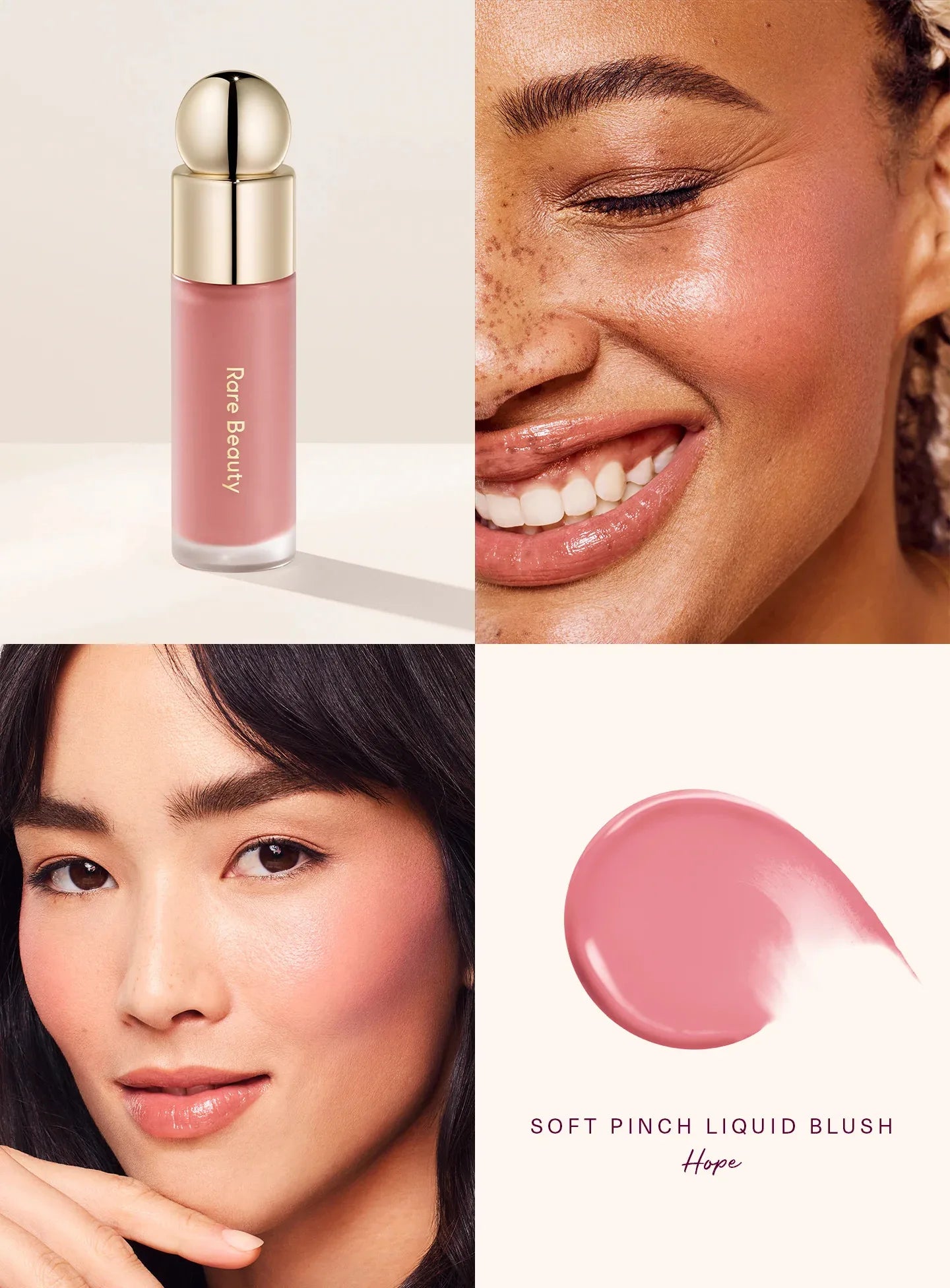 Rare Beauty  Fard à joues Rouge à lèvre liquide Soft Pinch