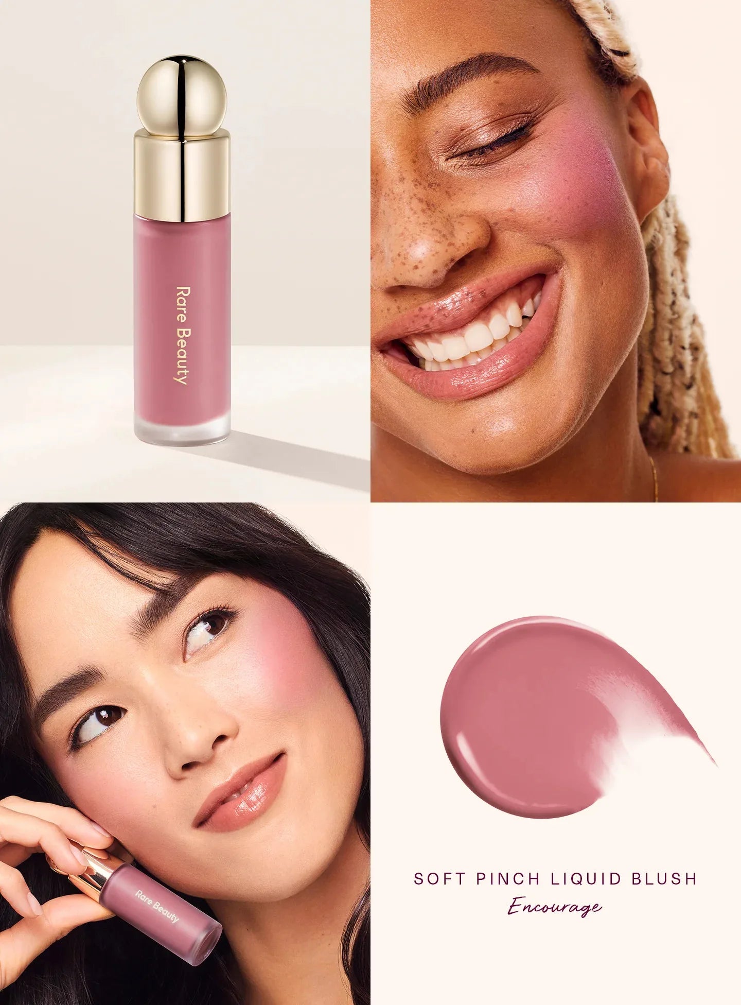 Rare Beauty  Fard à joues Rouge à lèvre liquide Soft Pinch