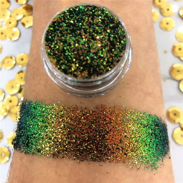 Fard à Paupières Caméléon Multichrome - Effet Holographique