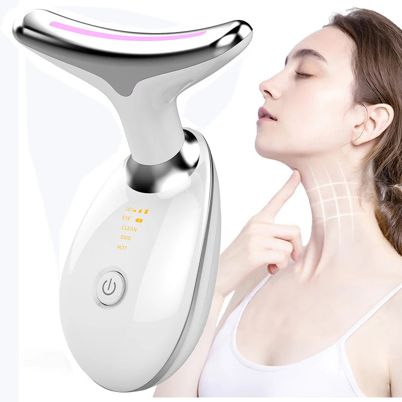 Masseur Micro-Courant Cou & Visage - Lifting Professionnel